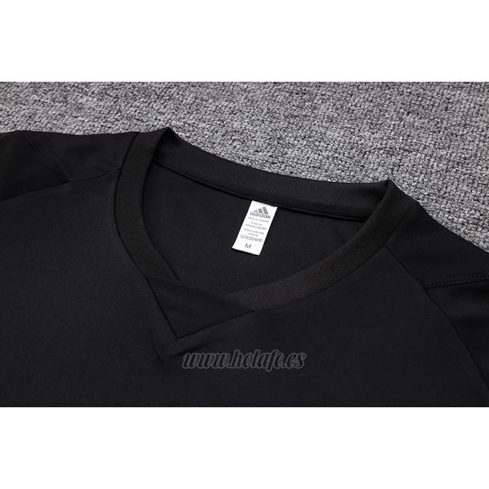Chandal del Real Madrid Manga Corta 2023-2024 Negro - Pantalon Corto